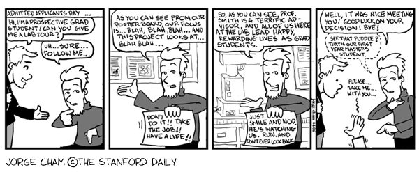 Fly, you fools! | "Piled Higher and Deeper" by Jorge Cham - www.phdcomics.com 