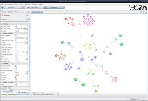 Gephi : mode preview