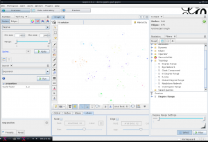 Gephi : query for selecting the nodes with the highest degrees