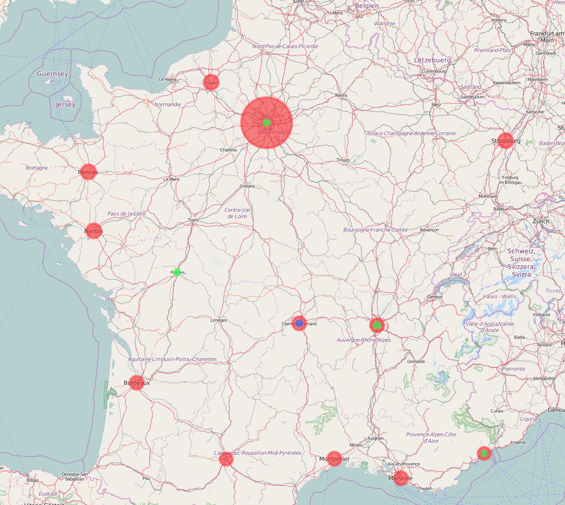 Cartographie des formations en bioinformatique en France